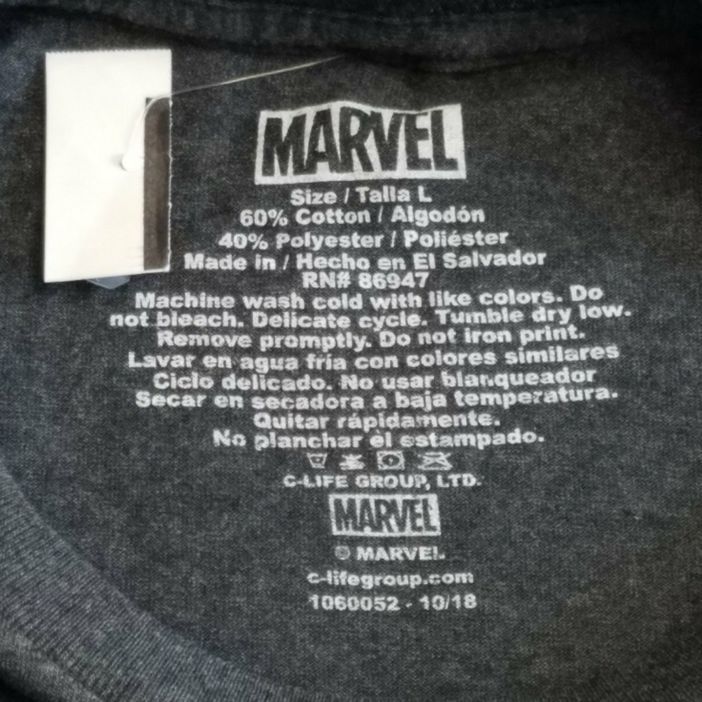 NEW! MARVEL T-SHIRT. L - Picture 4 of 4